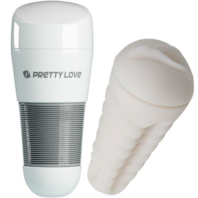 Pretty Love Kitty Masturbador Blanco Vagina