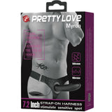 Pretty Love - Myron Strap On Con Vibración Y Dildo Hueco