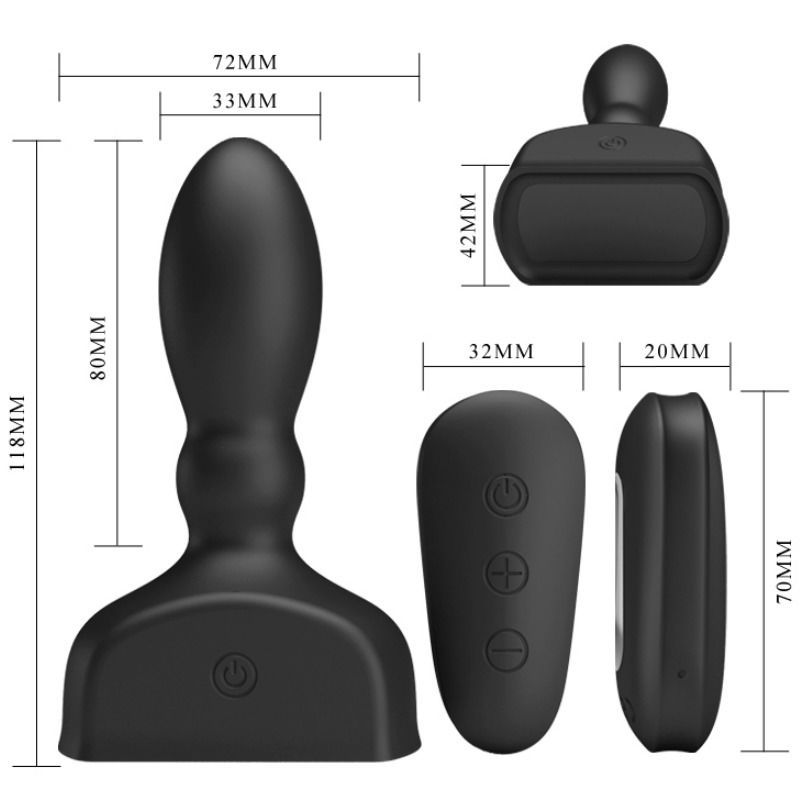 Prostatico Vibrador  Inflable Pretty Love  Marriel