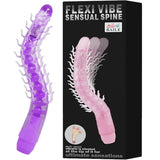 Baile - Flexi Vibe Sensual Spine Bendable Vibrating Dildo Lila 23.5 Cm