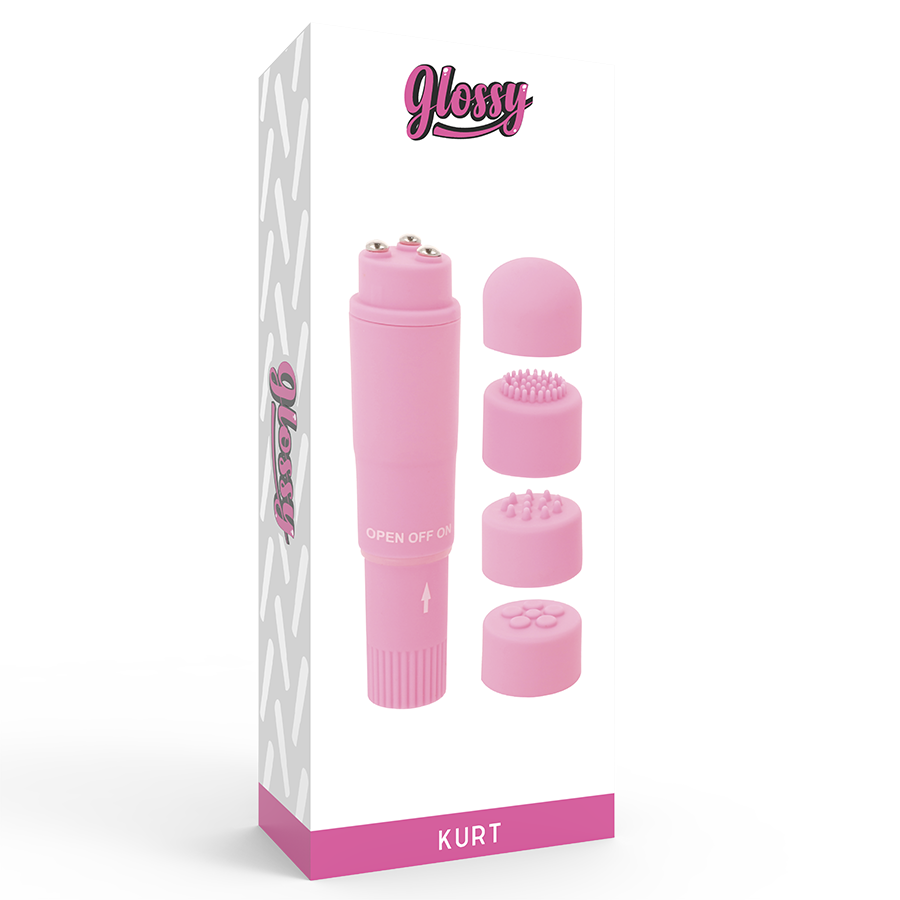 Glossy Pocket  Kurt Masajeador Rosa