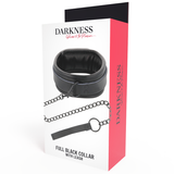 Darkness - Collar Con Cadena  Negro
