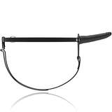 Fetish Submissive Harness - Silicona Negro 15 Cm