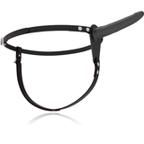 Fetish Submissive Harness - Vibrador Silicona Negro 15 Cm