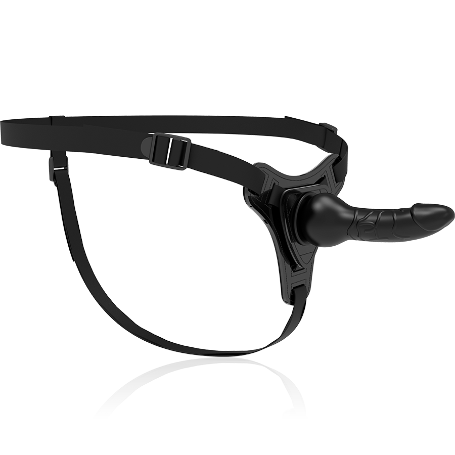 Fetish Submissive Harness - Silicona Negro Realistic 16 Cm