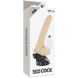 Basecock - Vibrador Realistico Control Remoto Natural 19 Cm -O- 4 Cm