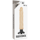 Basecock - Vibrador Realistico 2-1 Natural 20 Cm -O- 4 Cm