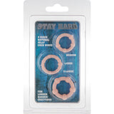 Stay Hard - Juego Tres Anillos Pene Color Carne