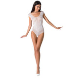 Passion Woman Bs064 Bodystocking Blanco Talla Unica