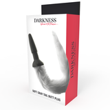 Darkness - Plug Anal Silicona Con Cola Gris