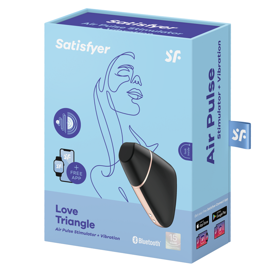 Succionador De Clítoris Love Triangle Negro