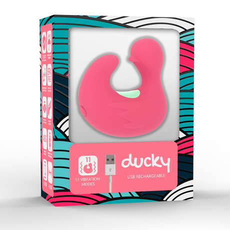 Happy Loky - Dedal Pato Estimulador De Silicona Recargable Duckymania