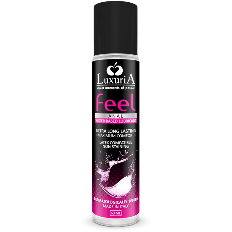 Lubricante  Intimateline  Luxuria Feel  Base Agua Anal 60 Ml