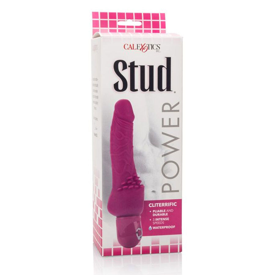 Power Stud Cliterrific Vibrador Realístico Rosa