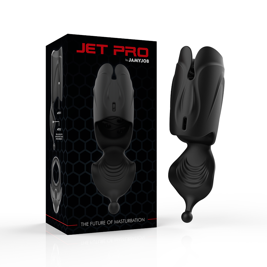 Jamyjob - Masturbador Stroker Vibrador 2 Motores