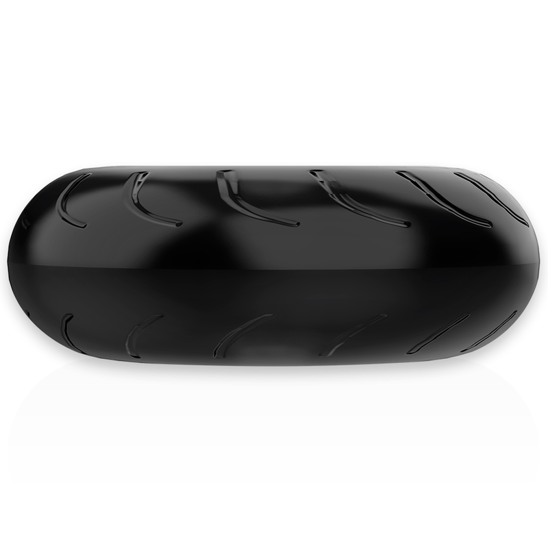 Powering - Super Flexible Y Resistente Anillo Pene  5cm Pr08 Negro