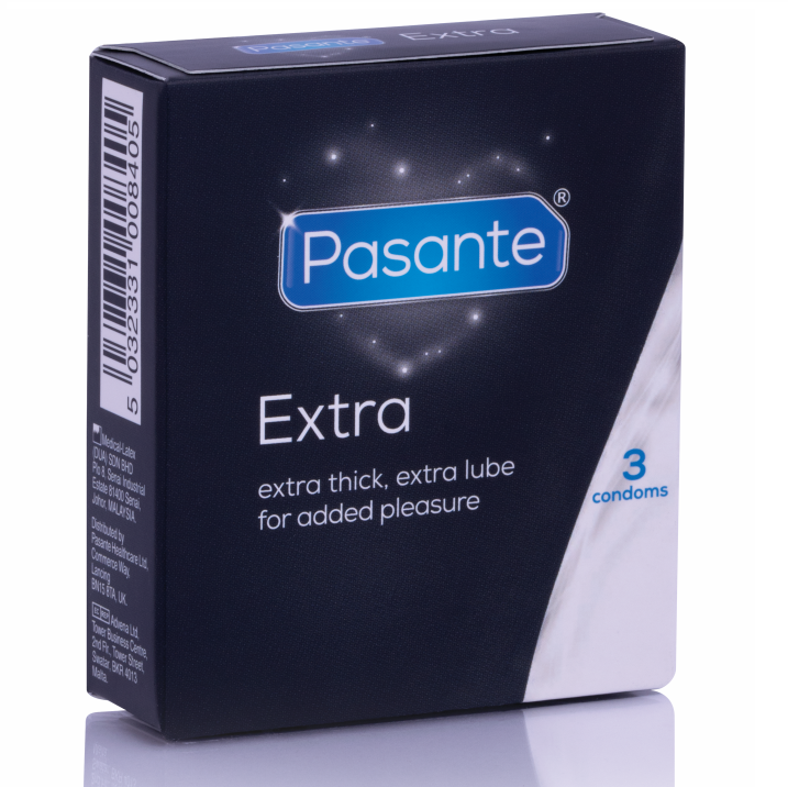 Pasante Extra Preservativo Extra Gruesos 3  Unidades
