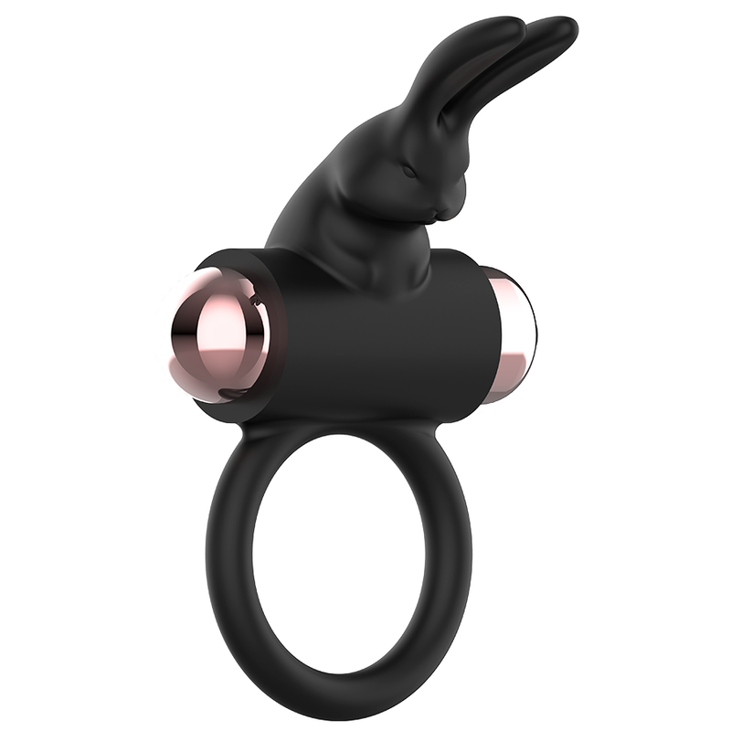 Coquette Toys - Cock Ring Anillo Vibrador Negro / Gold