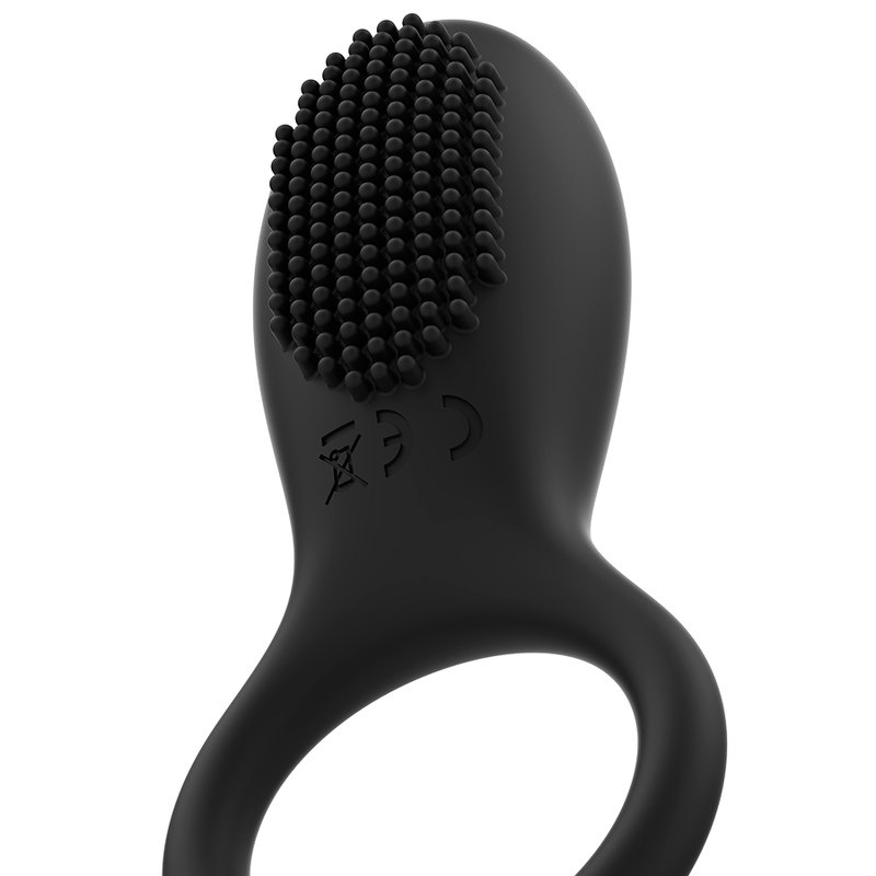 Coquette Chic Desire - Anillo Vibrador Control Remoto Recargable Negro / Gold