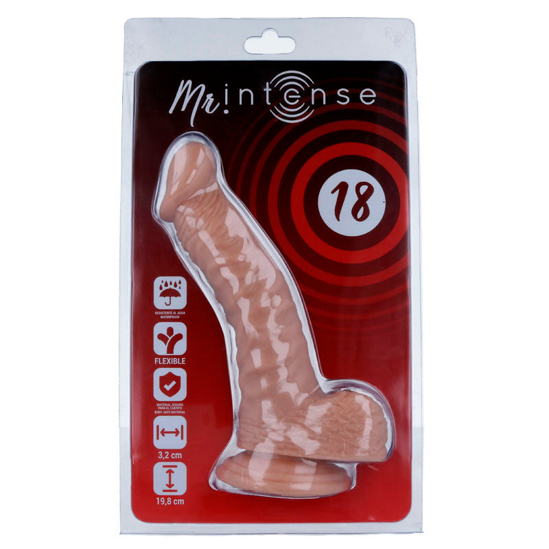 Mr Intense - 18 Pene Realistico 19.8 Cm -O- 3.2 Cm