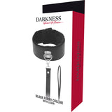 Darkness - Collar Forrado Con Cadena Titanium