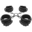 Fetish Submissive - Set Esposas Manos Y Tobillos Con Forro De Neopreno
