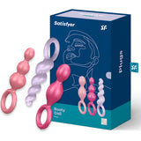 Satisfyer - Anal Plugs Set 3 Pcs Tricolor
