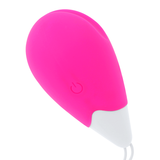 Ohmama - Huevo Vibrador 10 Modos Rosa Y Blanco