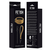 Fetish Submissive Origen - Collar Con Cadena Con Forro De Neopreno
