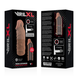 Virilxl - Extension De Pene Liquid Silicone V5 Marron