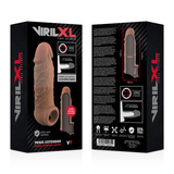 Virilxl - Extension De Pene Liquid Silicone V7 Marron