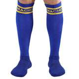 Macho - Calcetines Largos Talla Unica Azul
