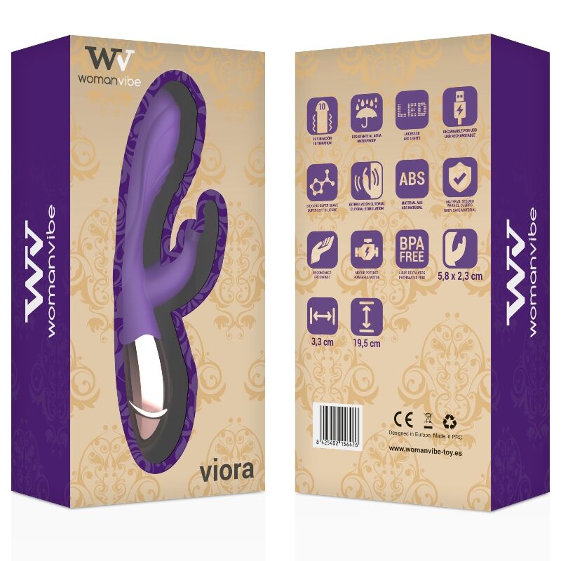 Womanvibe - Viora Vibrador Recargable Silicona