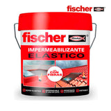 Impermeabilizante 15l. Rojo Con Fibras 547152 Fischer