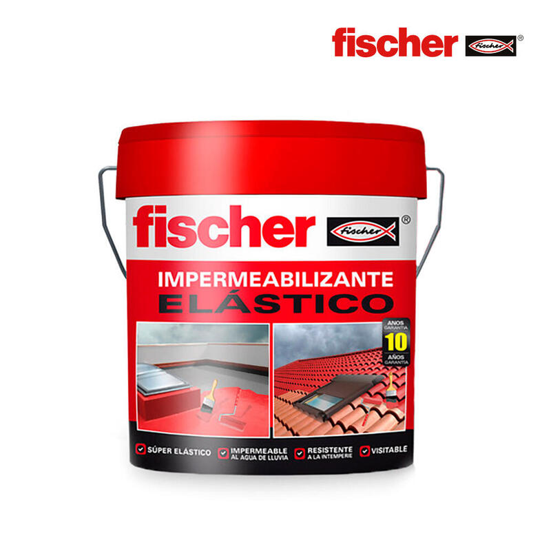Impermeabilizante Elastico 4l Blanco 548552 Fischer