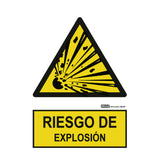 Implaser Ad02-A4 Señal Riesgo De Explosión 29,7x21cm