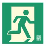 Implaser Ev269n Señal Salida Derecha 22,4x22,4cm