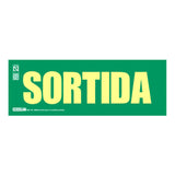 Implaser Ev294l-Cat Senyal Sortida En Català Clase A 29,7x10,5cm. Observació Reduida A 7m