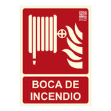 Implaser Ex204n-A4 Señal Boca De Incendio 29,7x21cm
