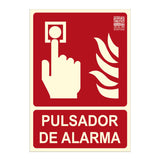 Implaser Ex209n-A4 Señal Pulsador De Alarma 29,7x21cm