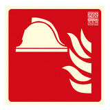 Implaser Ex214n Señal Material Para Equipos De Emergencia 21x21cm