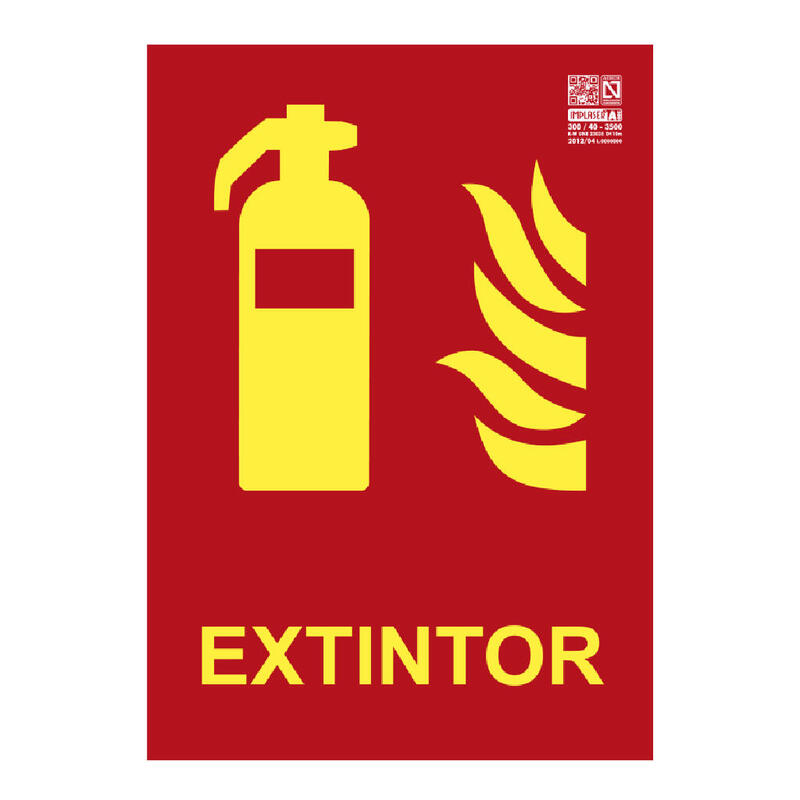 Implaser Ex229l-A4 Señal Extintor Clase A 29,7x21cm