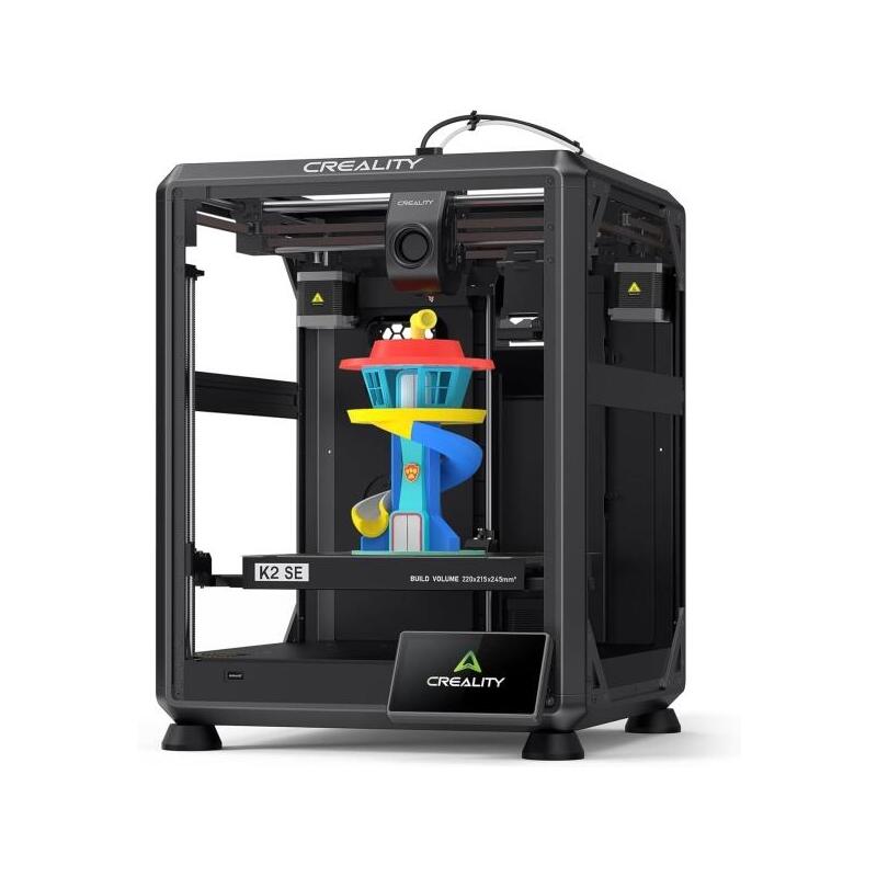 Impresora 3d Creality K2 Se Combo  Abierta - Tamaño 22x21.5x24.5cm - Cuerpo De Aluminio Aeroespacial - Interfaz De