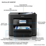Impresora Epson Workforce Wf-4830dtwf Nfc Fax Wifi F