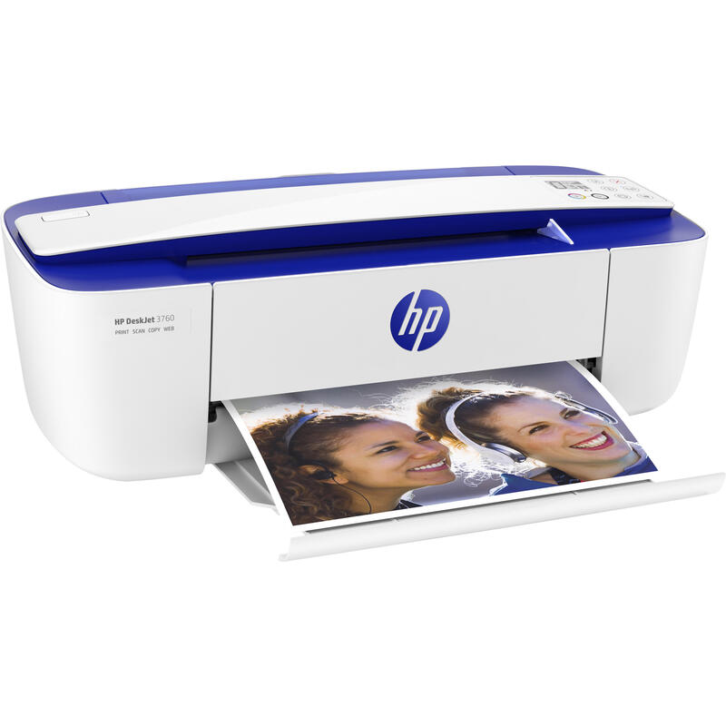 Impresora Hp Multifunción Deskjet 3760 Wifi Azul