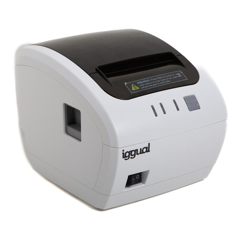 Impresora Iggual Térmica Tp Easy 80w Usb+Rj11 Blan