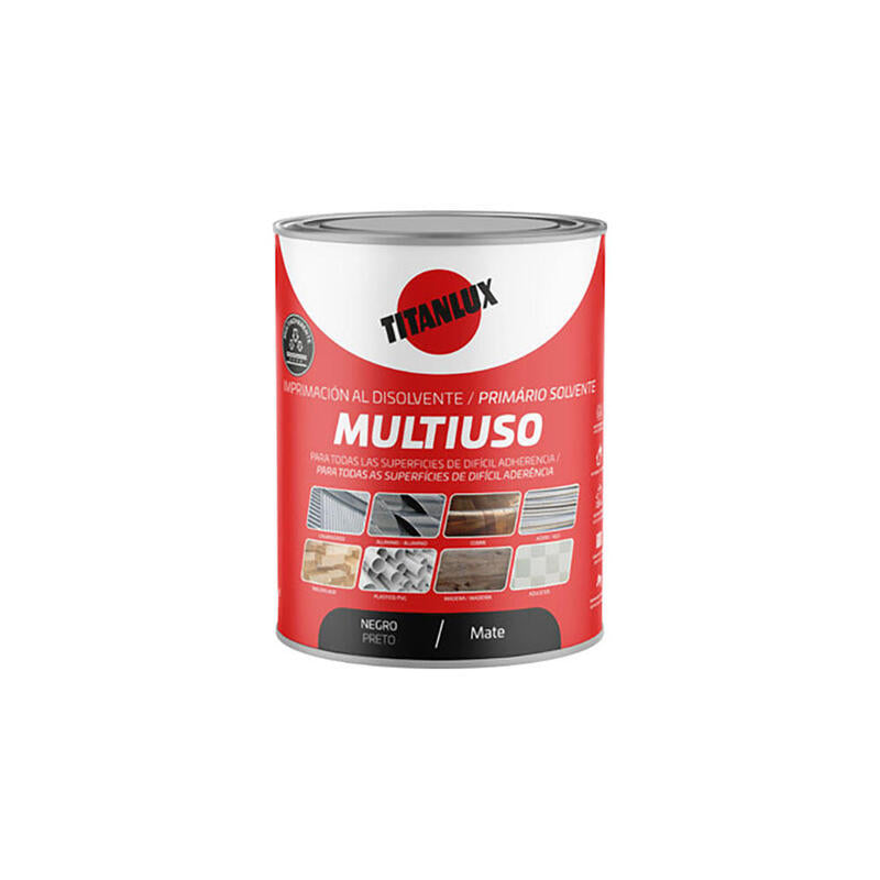 Imprimación Multiuso Negro Mate 0,750 L