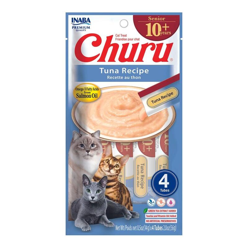 Inaba Cat Churu Premios De Atún Para Gatos Mayores 4x14g (56g)