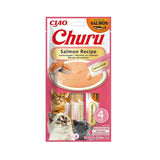 Inaba Cat Churu Receta De Salmón Golosina Para Gatos 4x14g (56g)