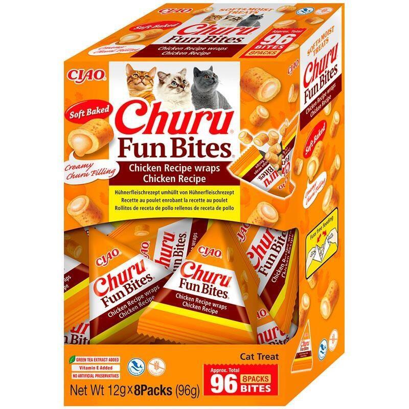 Inaba Churu Fun Bites Chicken - Cat Treats - 8x12g